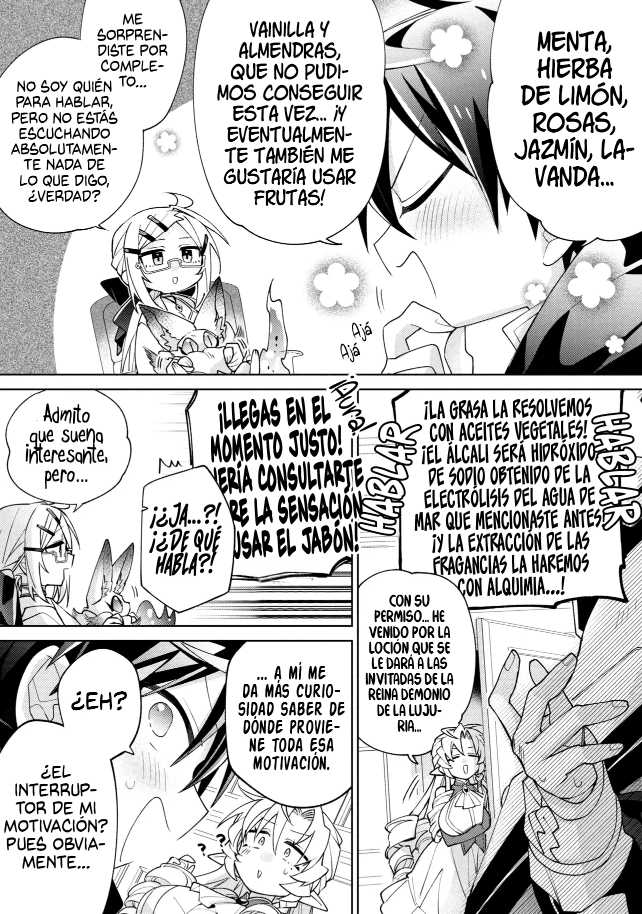 No puedo aprovecharme de mis esclavas por la talentosas que son Capítulo 24 - Página 34 en español