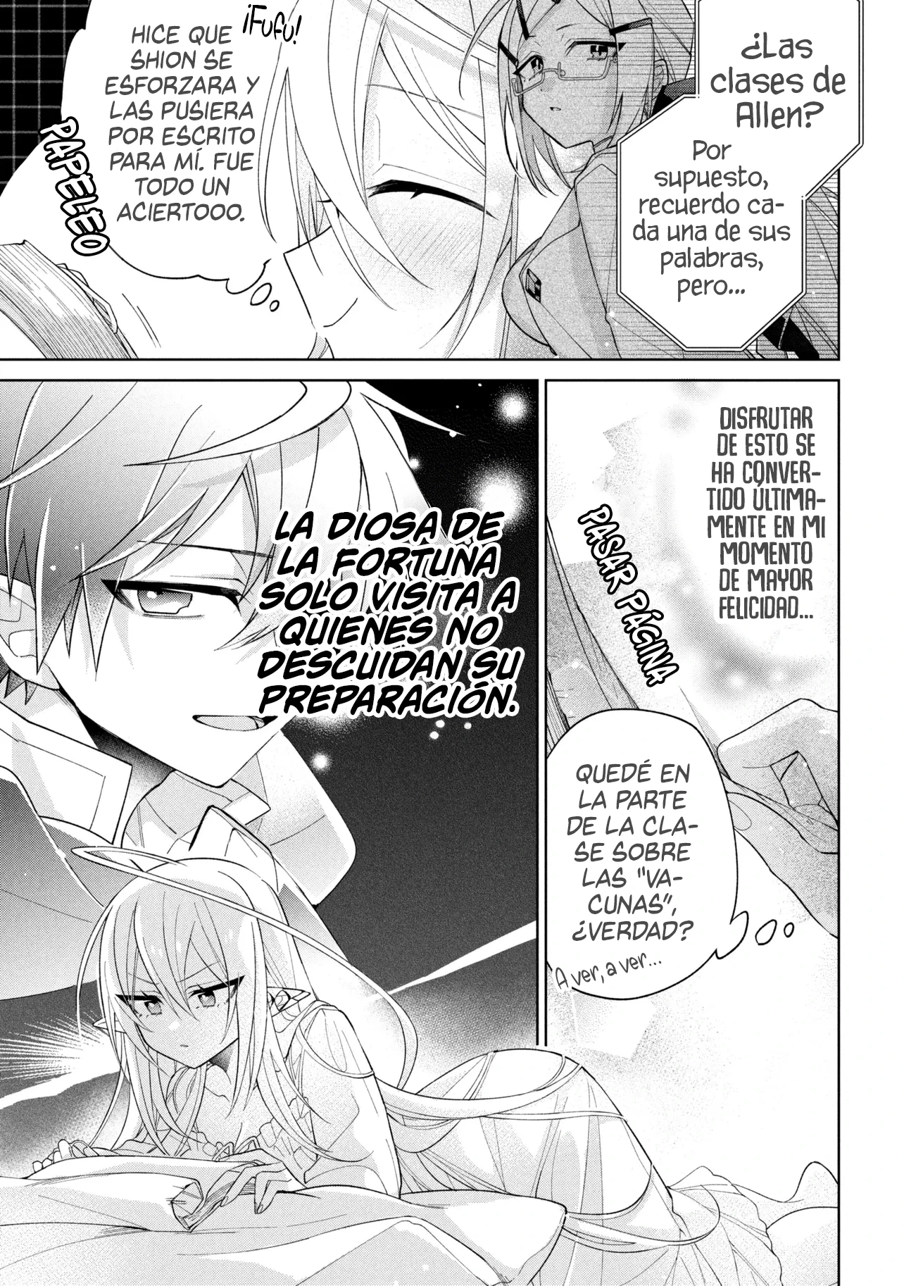 No puedo aprovecharme de mis esclavas por la talentosas que son Capítulo 24 - Página 4 en español