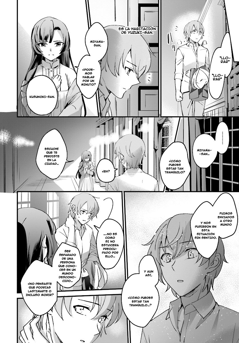 Yuusha Shoukan ni Makikomareta kedo, Isekai wa Heiwa deshita Capítulo 1 - Página 28 en español
