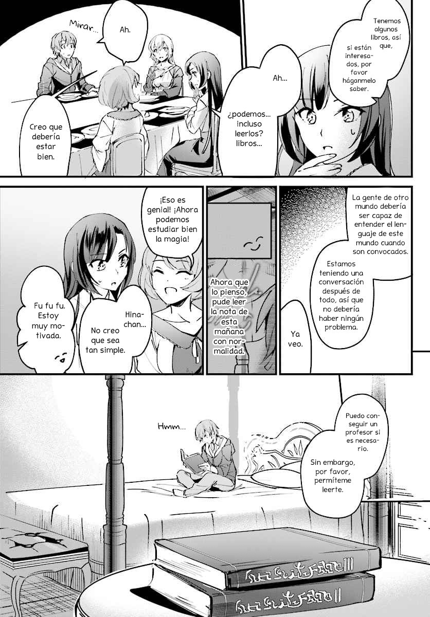 Yuusha Shoukan ni Makikomareta kedo, Isekai wa Heiwa deshita Capítulo 2 - Página 11 en español
