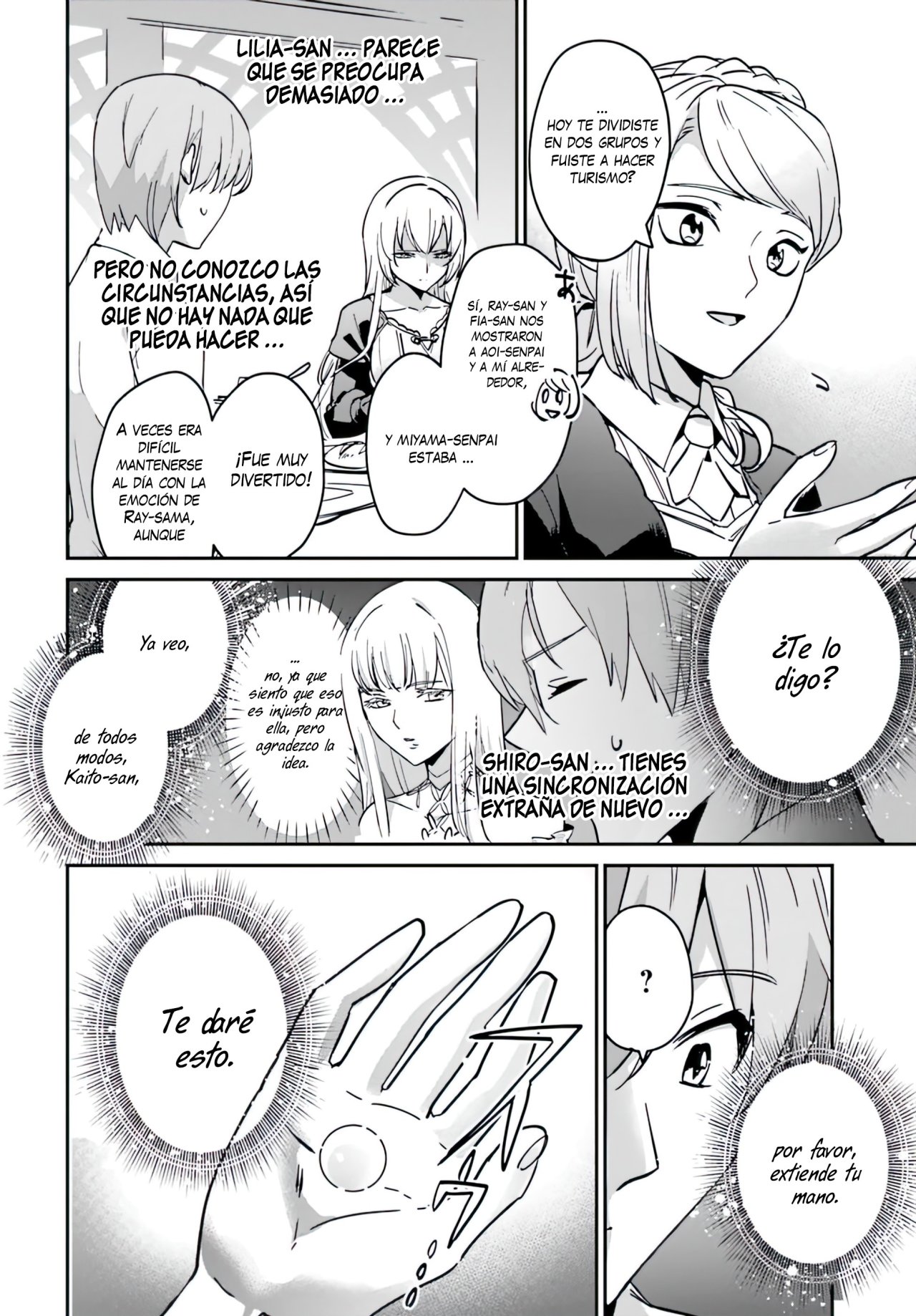 Yuusha Shoukan ni Makikomareta kedo, Isekai wa Heiwa deshita Capítulo 21 - Página 7 en español