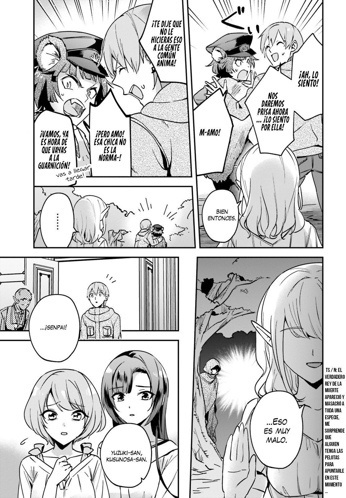 Yuusha Shoukan ni Makikomareta kedo, Isekai wa Heiwa deshita Capítulo 24 - Página 16 en español