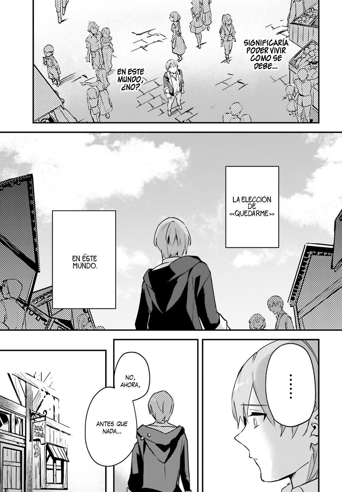 Yuusha Shoukan ni Makikomareta kedo, Isekai wa Heiwa deshita Capítulo 28 - Página 8 en español