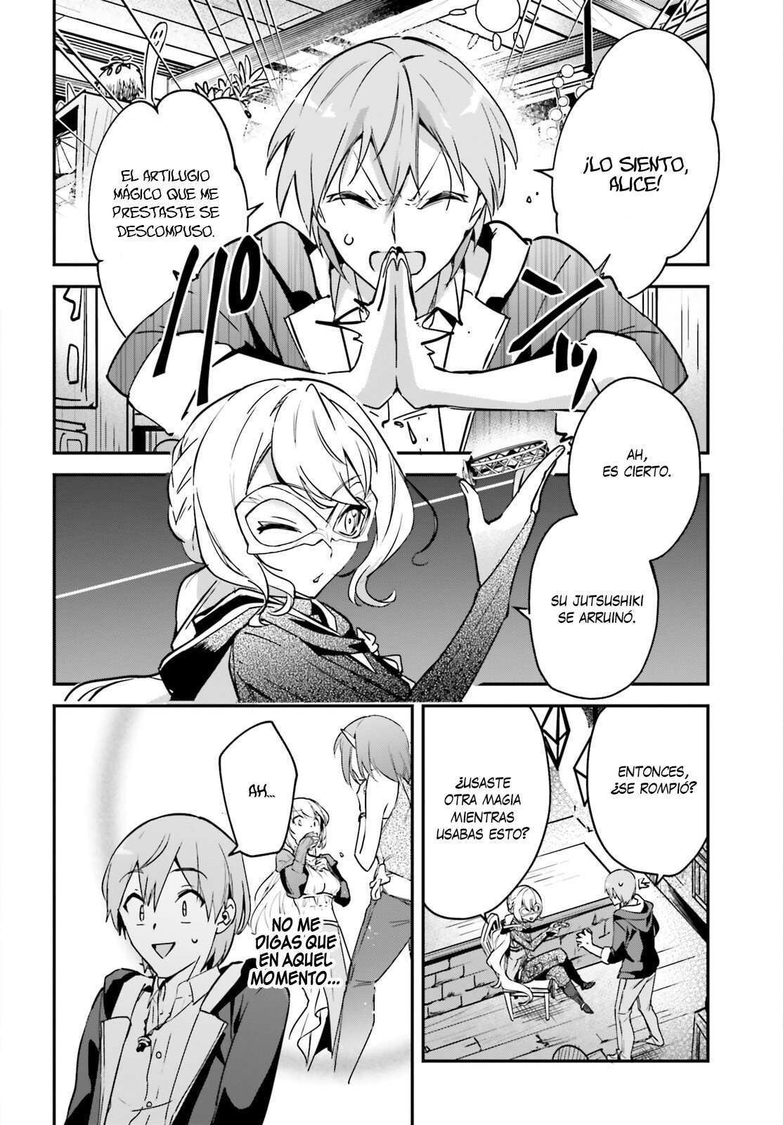 Yuusha Shoukan ni Makikomareta kedo, Isekai wa Heiwa deshita Capítulo 28 - Página 9 en español
