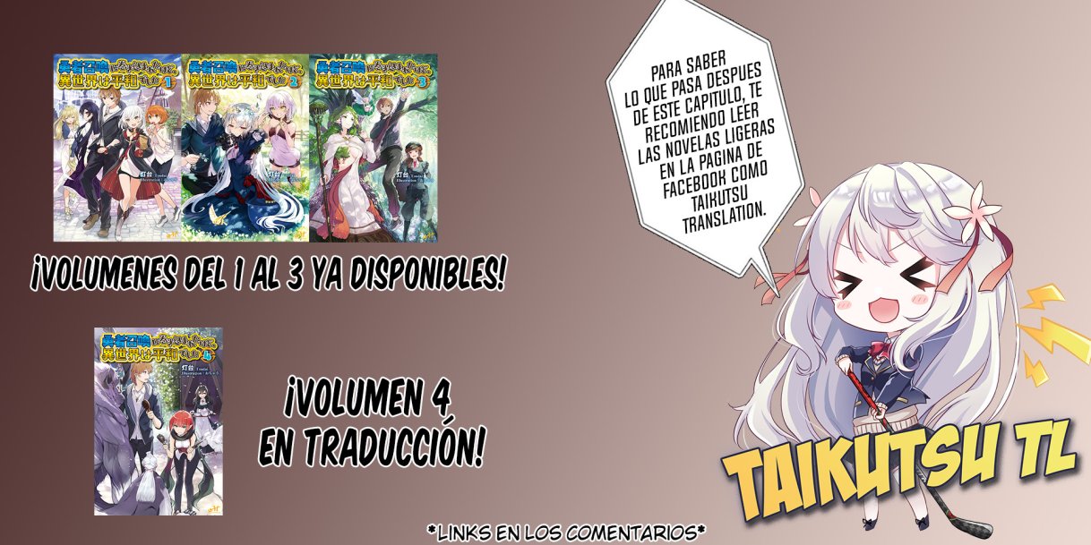 Yuusha Shoukan ni Makikomareta kedo, Isekai wa Heiwa deshita Capítulo 33 - Página 30 en español