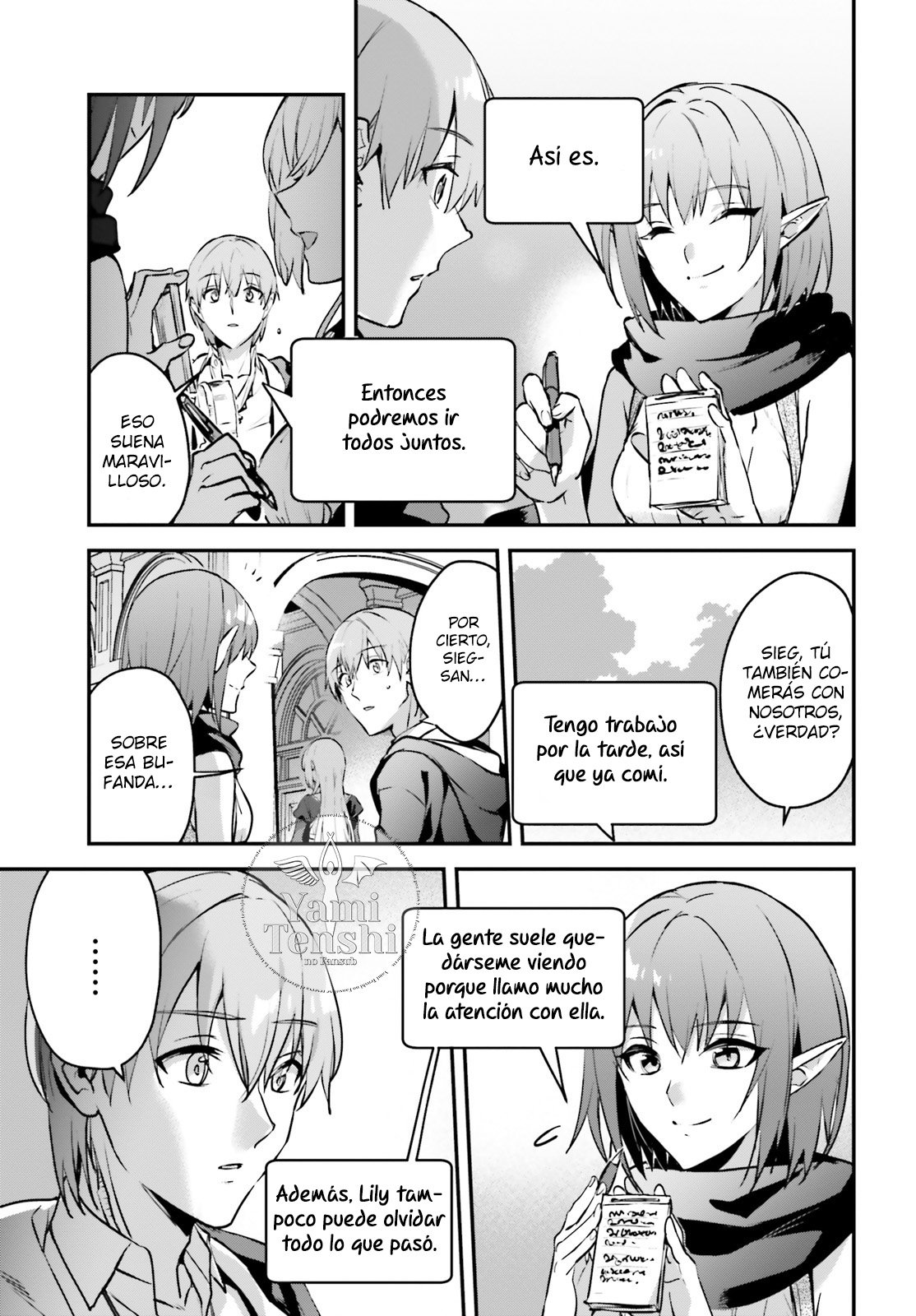 Yuusha Shoukan ni Makikomareta kedo, Isekai wa Heiwa deshita Capítulo 34 - Página 7 en español