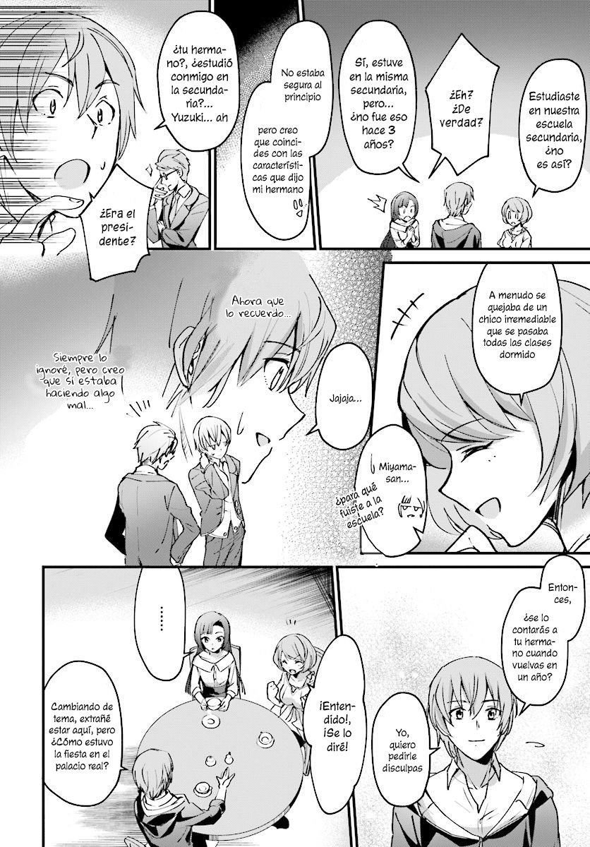 Yuusha Shoukan ni Makikomareta kedo, Isekai wa Heiwa deshita Capítulo 4 - Página 15 en español