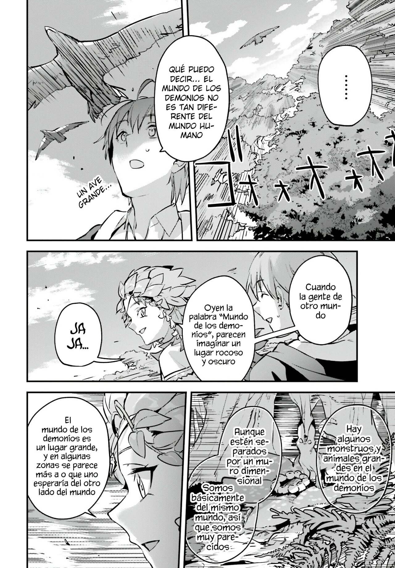 Yuusha Shoukan ni Makikomareta kedo, Isekai wa Heiwa deshita Capítulo 44 - Página 10 en español