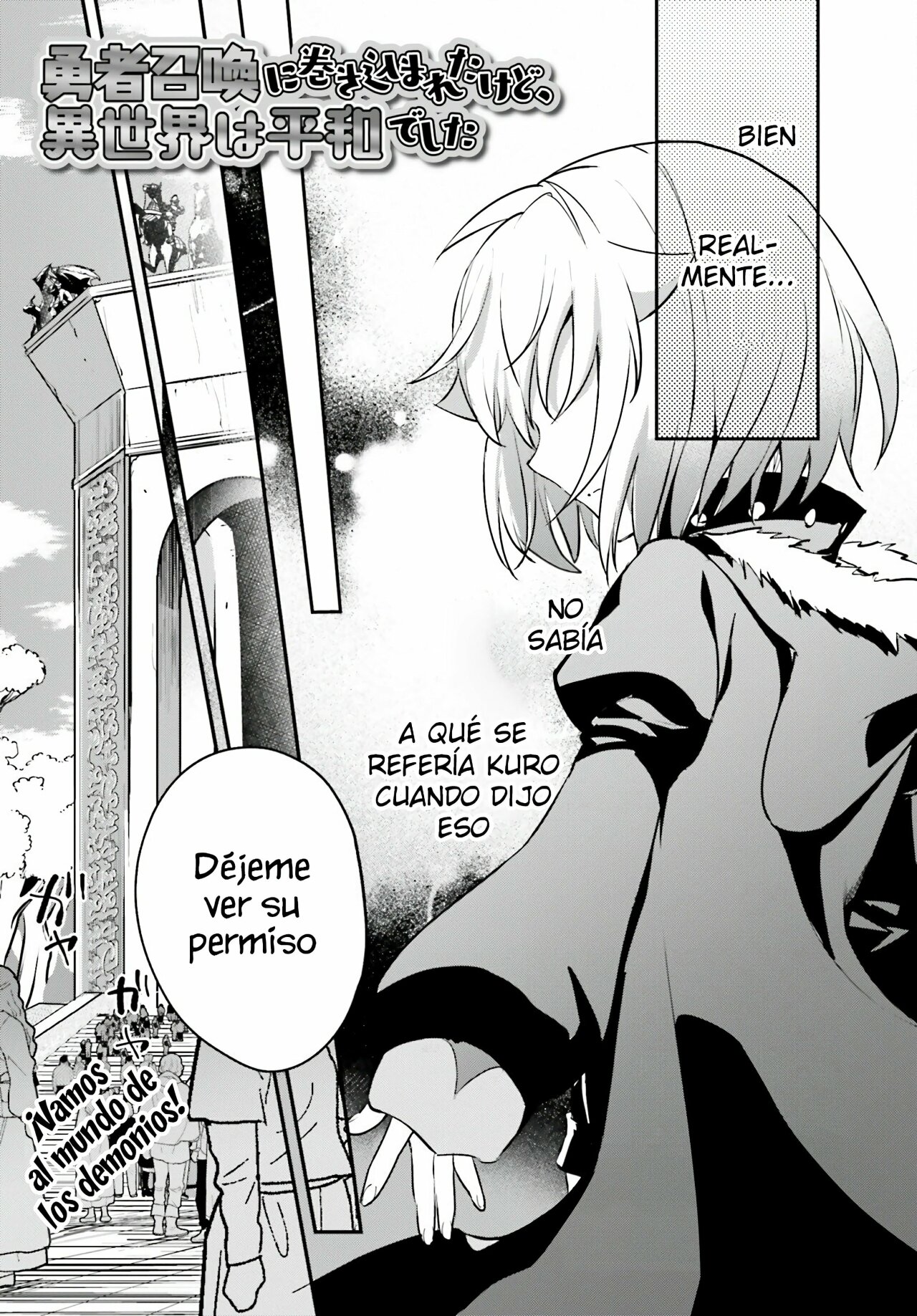 Yuusha Shoukan ni Makikomareta kedo, Isekai wa Heiwa deshita Capítulo 44 - Página 3 en español