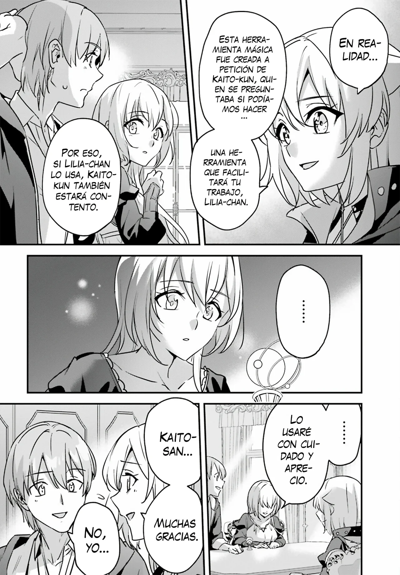 Yuusha Shoukan ni Makikomareta kedo, Isekai wa Heiwa deshita Capítulo 47 - Página 8 en español