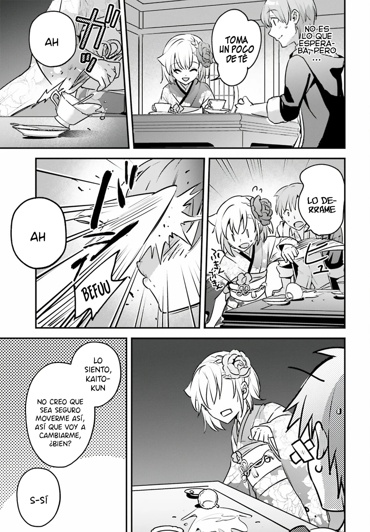 Yuusha Shoukan ni Makikomareta kedo, Isekai wa Heiwa deshita Capítulo 49 - Página 17 en español