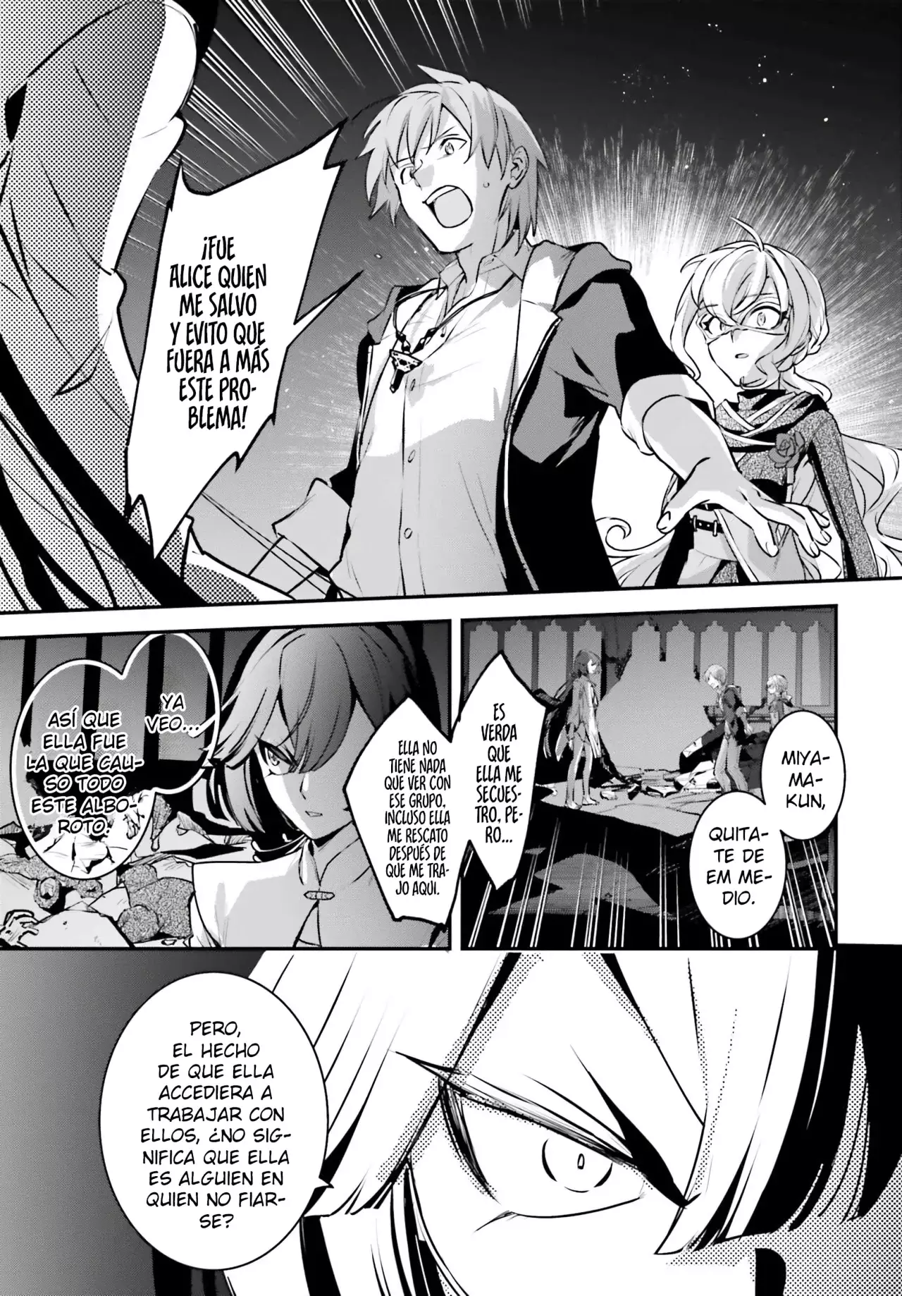 Yuusha Shoukan ni Makikomareta kedo, Isekai wa Heiwa deshita Capítulo 56 - Página 7 en español