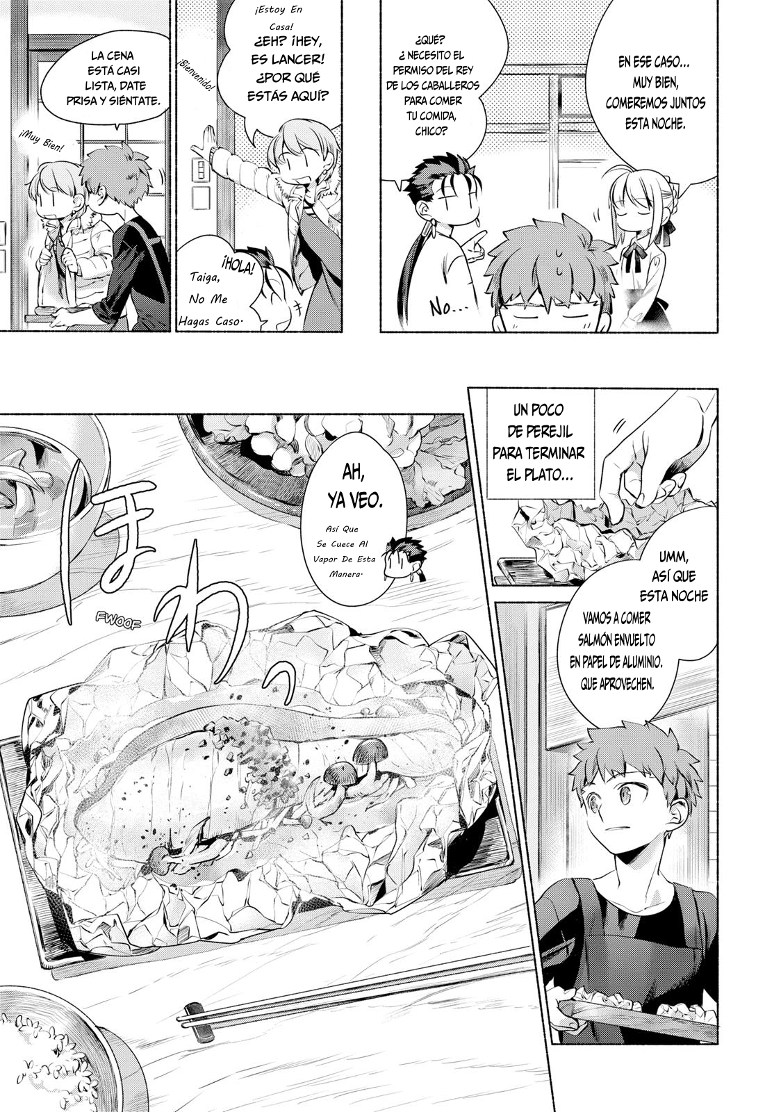 Emiya-san Chi no Kyou no Gohan Capítulo 2 - Página 8 en español