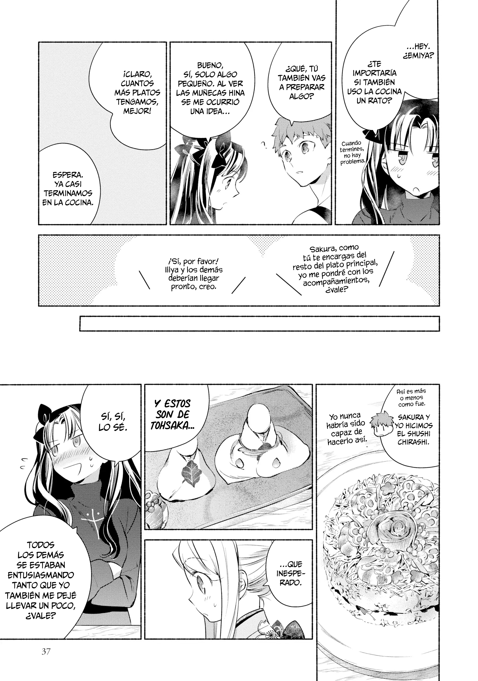 Emiya-san Chi no Kyou no Gohan Capítulo 3 - Página 10 en español