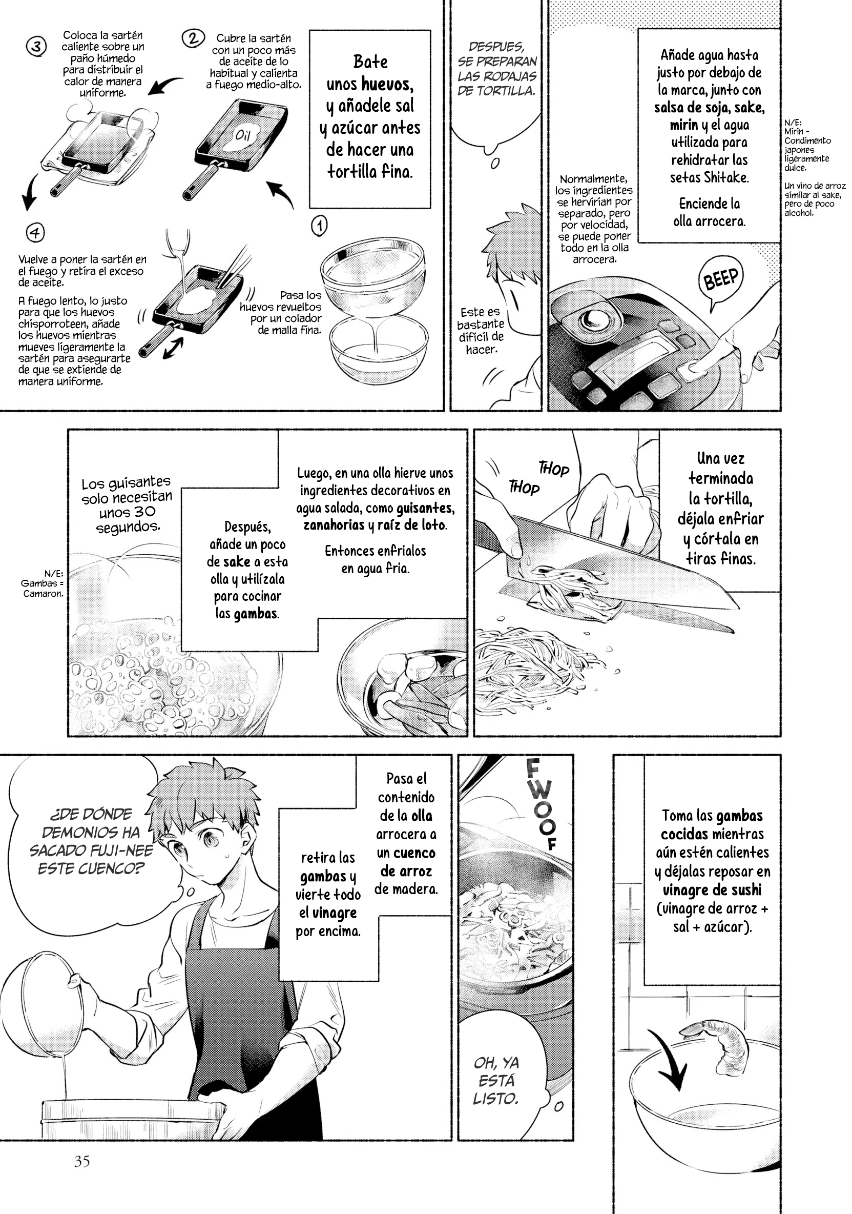Emiya-san Chi no Kyou no Gohan Capítulo 3 - Página 8 en español