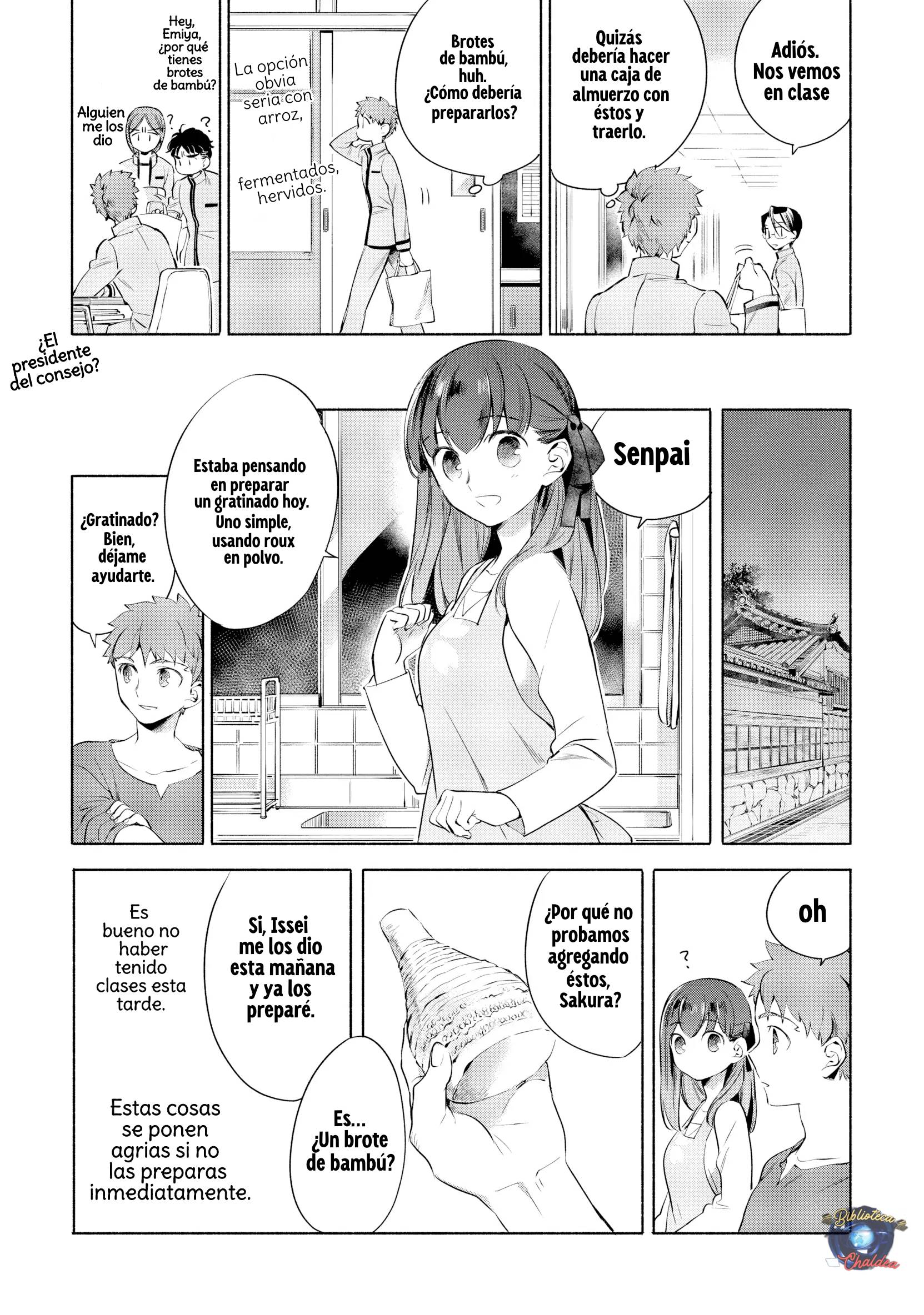 Emiya-san Chi no Kyou no Gohan Capítulo 5 - Página 5 en español