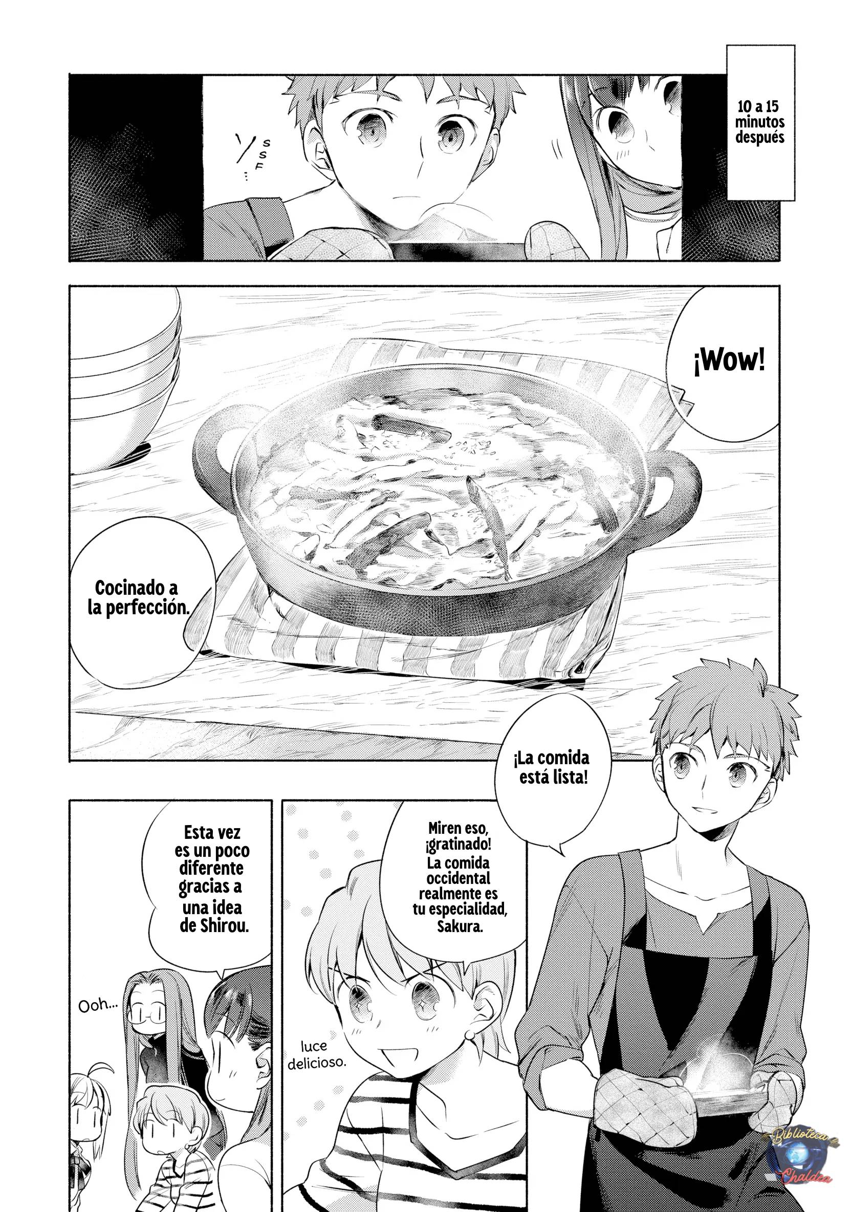 Emiya-san Chi no Kyou no Gohan Capítulo 5 - Página 8 en español