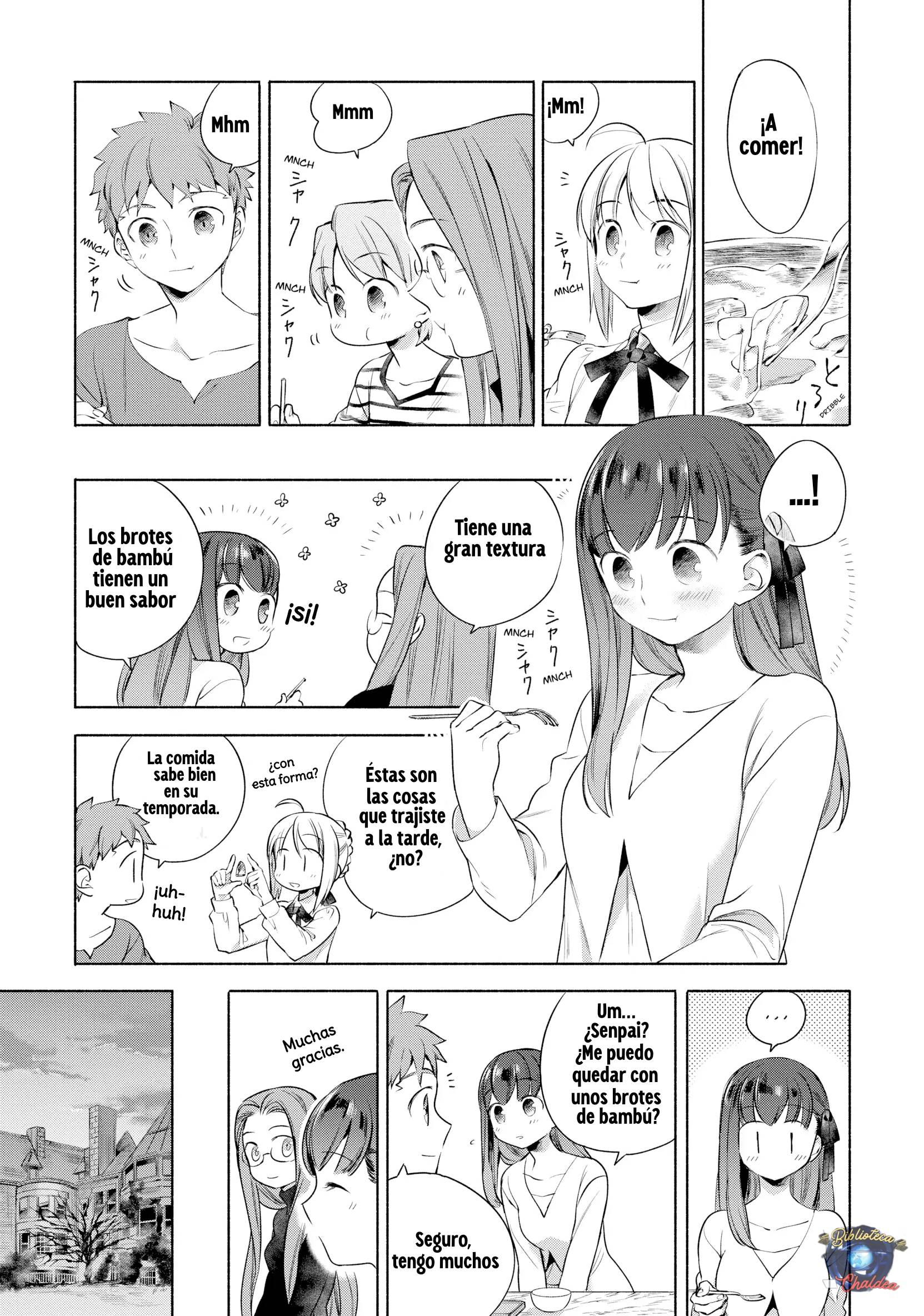 Emiya-san Chi no Kyou no Gohan Capítulo 5 - Página 9 en español