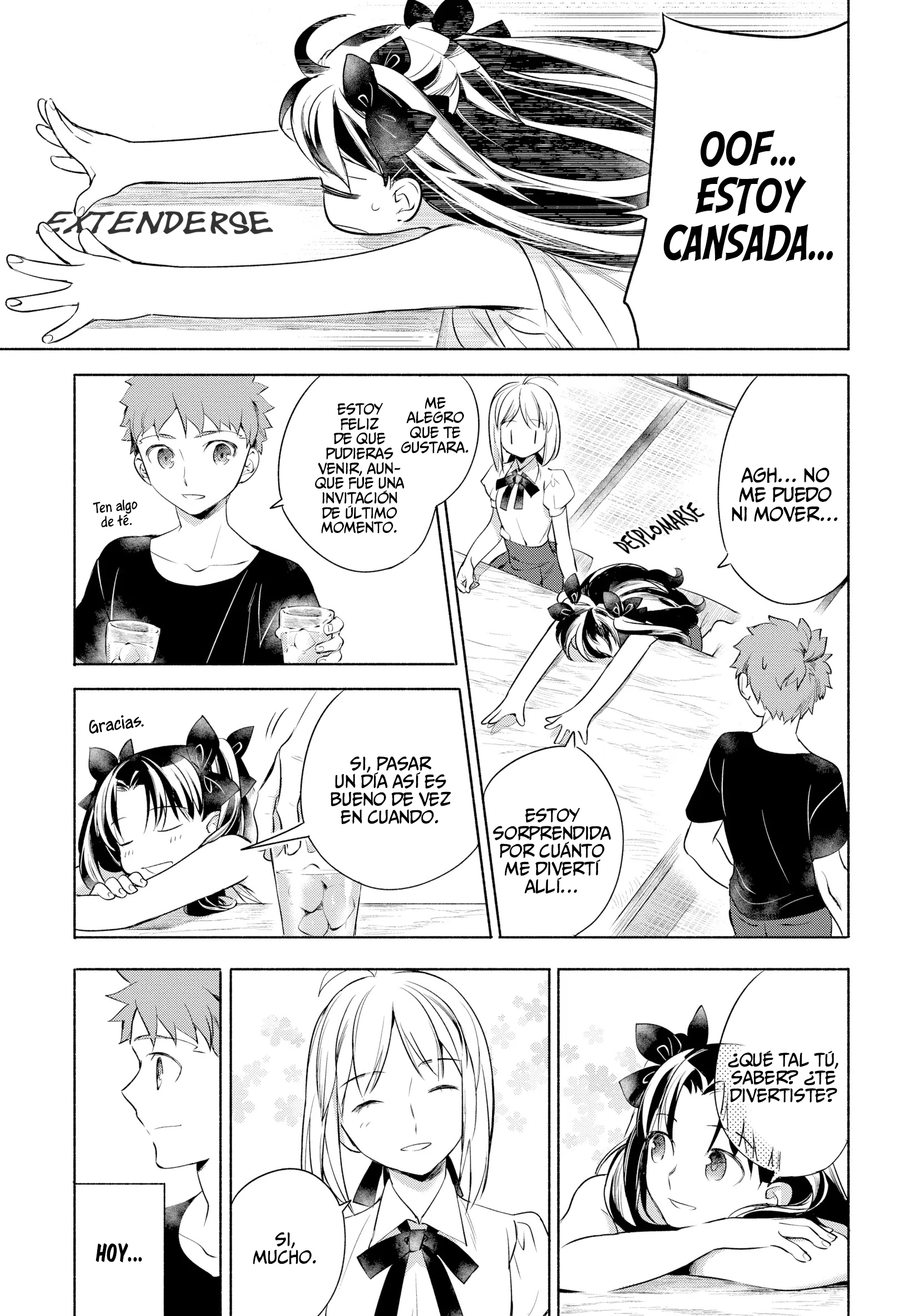 Emiya-san Chi no Kyou no Gohan Capítulo 7 - Página 4 en español
