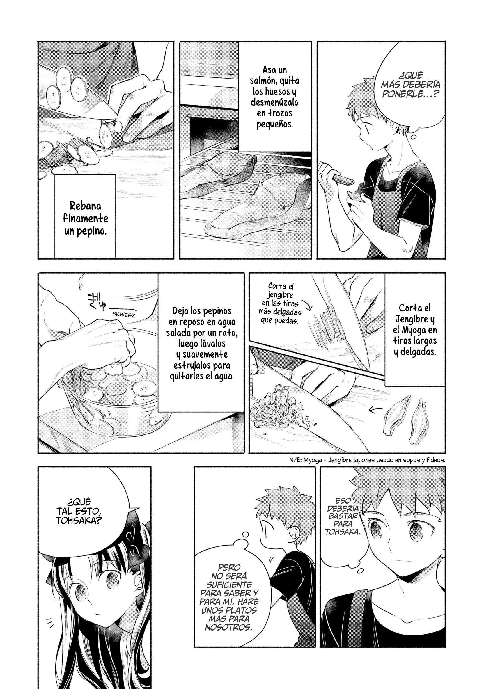 Emiya-san Chi no Kyou no Gohan Capítulo 7 - Página 8 en español