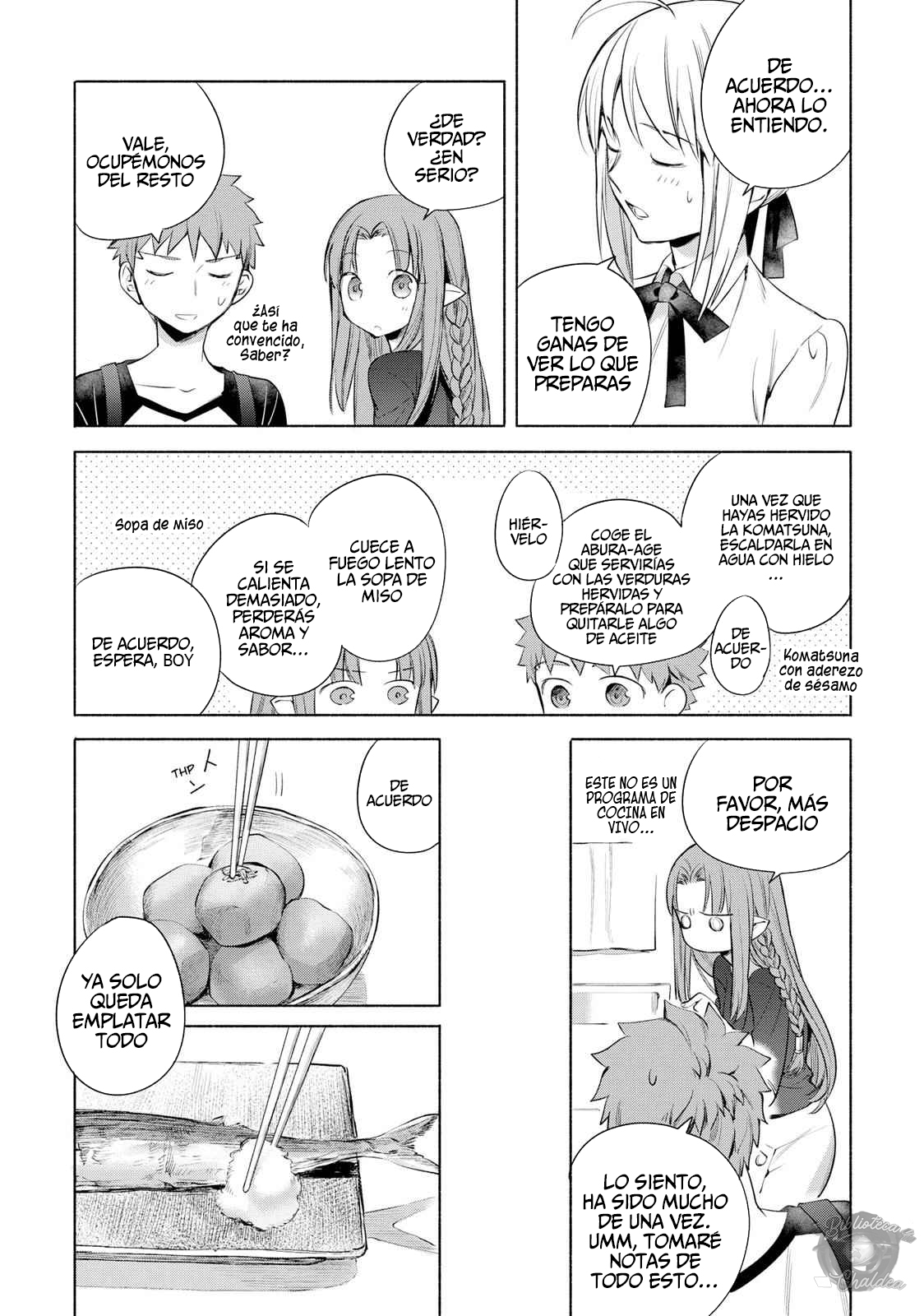 Emiya-san Chi no Kyou no Gohan Capítulo 9 - Página 10 en español