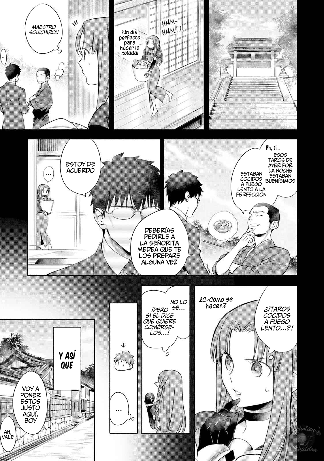 Emiya-san Chi no Kyou no Gohan Capítulo 9 - Página 4 en español