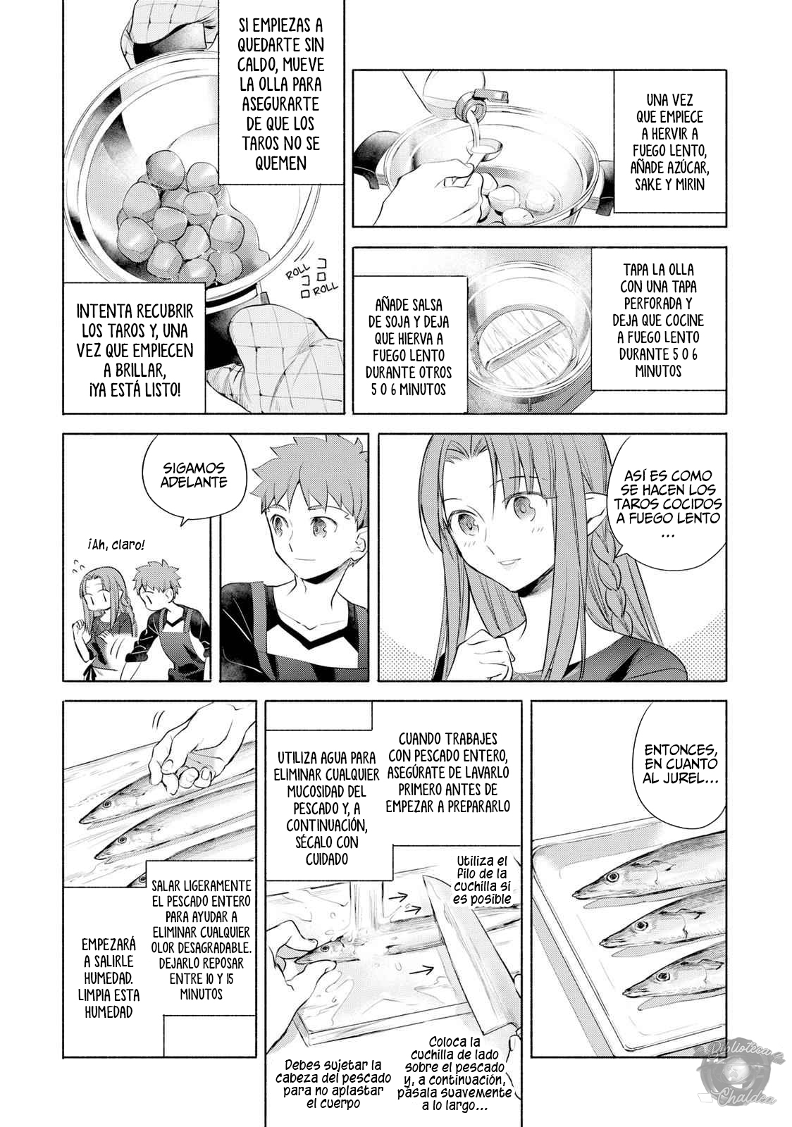 Emiya-san Chi no Kyou no Gohan Capítulo 9 - Página 7 en español