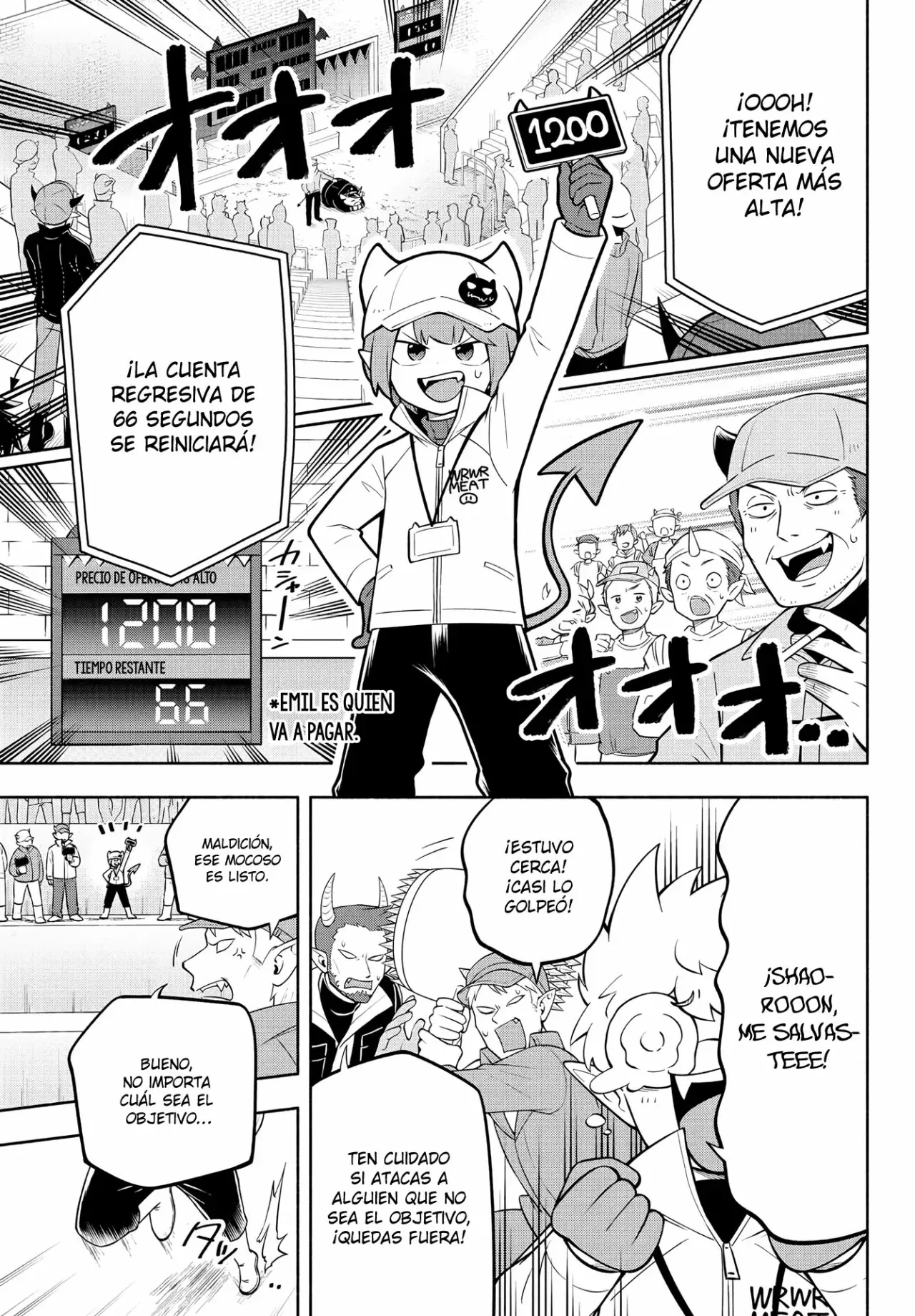 Makai no Shuyaku wa Wareware da! Capítulo 157 - Página 8 en español
