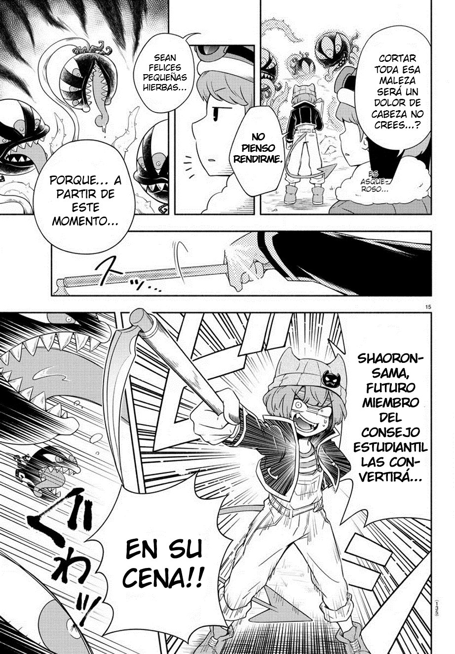 Makai no Shuyaku wa Wareware da! Capítulo 2 - Página 15 en español