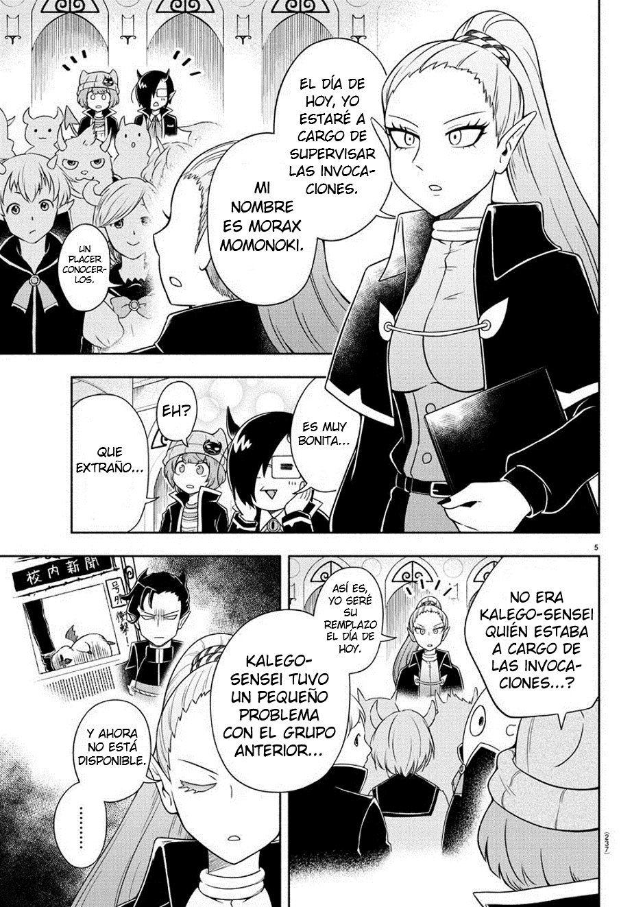 Makai no Shuyaku wa Wareware da! Capítulo 3 - Página 5 en español