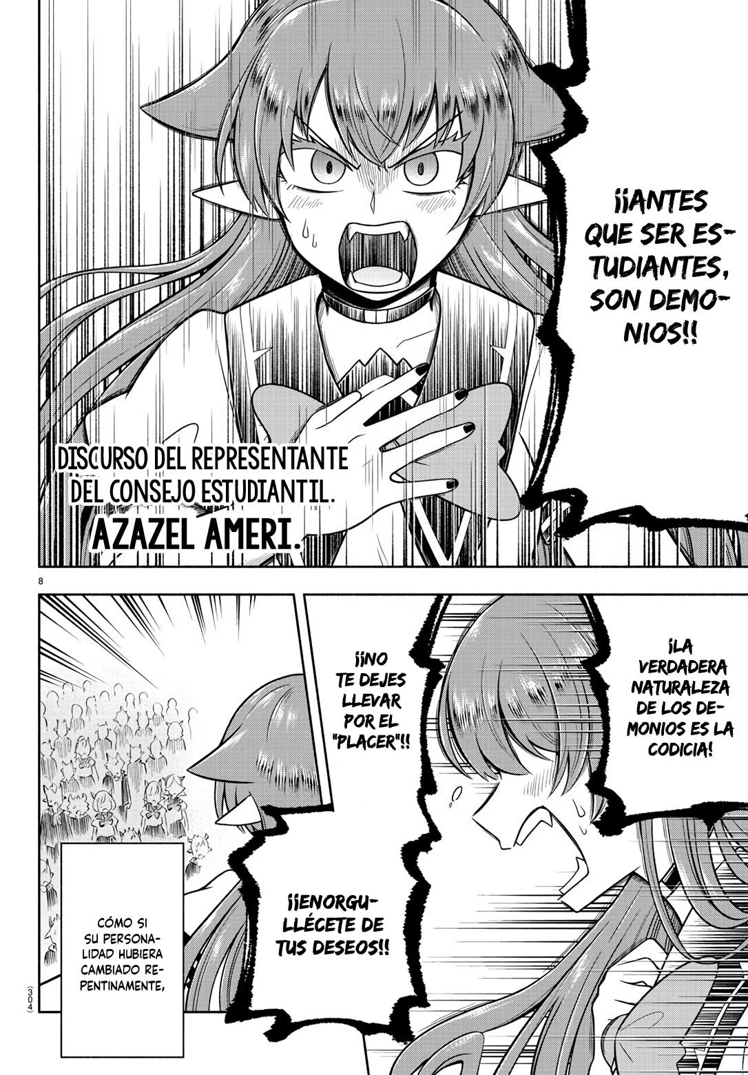 Makai no Shuyaku wa Wareware da! Capítulo 56 - Página 8 en español