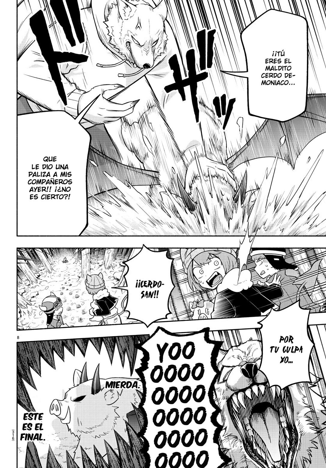 Makai no Shuyaku wa Wareware da! Capítulo 66 - Página 9 en español