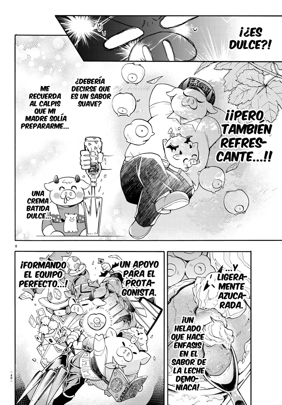 Makai no Shuyaku wa Wareware da! Capítulo 77.5 - Página 9 en español