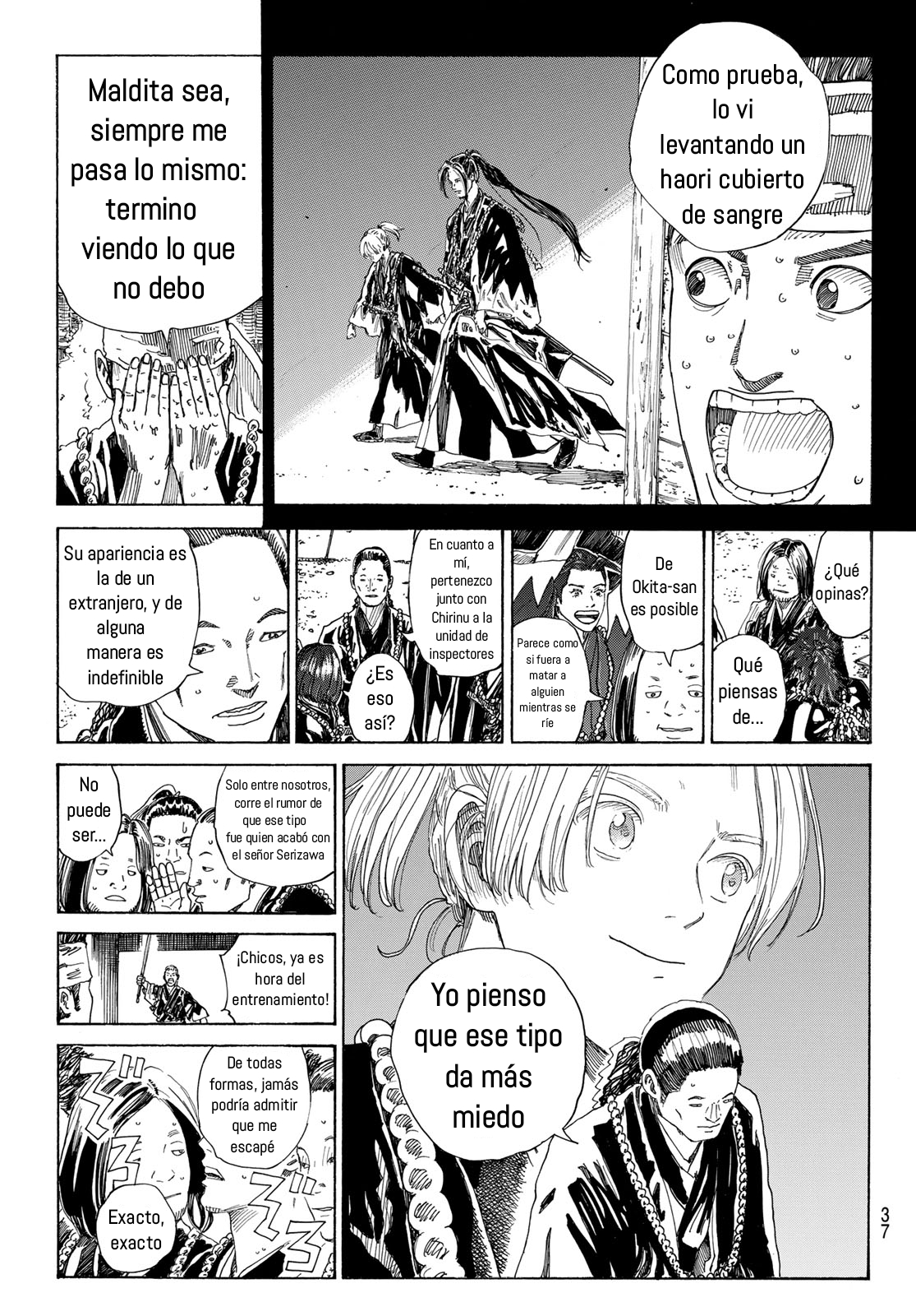Ao no Miburo —Shinsengumi Hen— Capítulo 2 - Página 3 en español