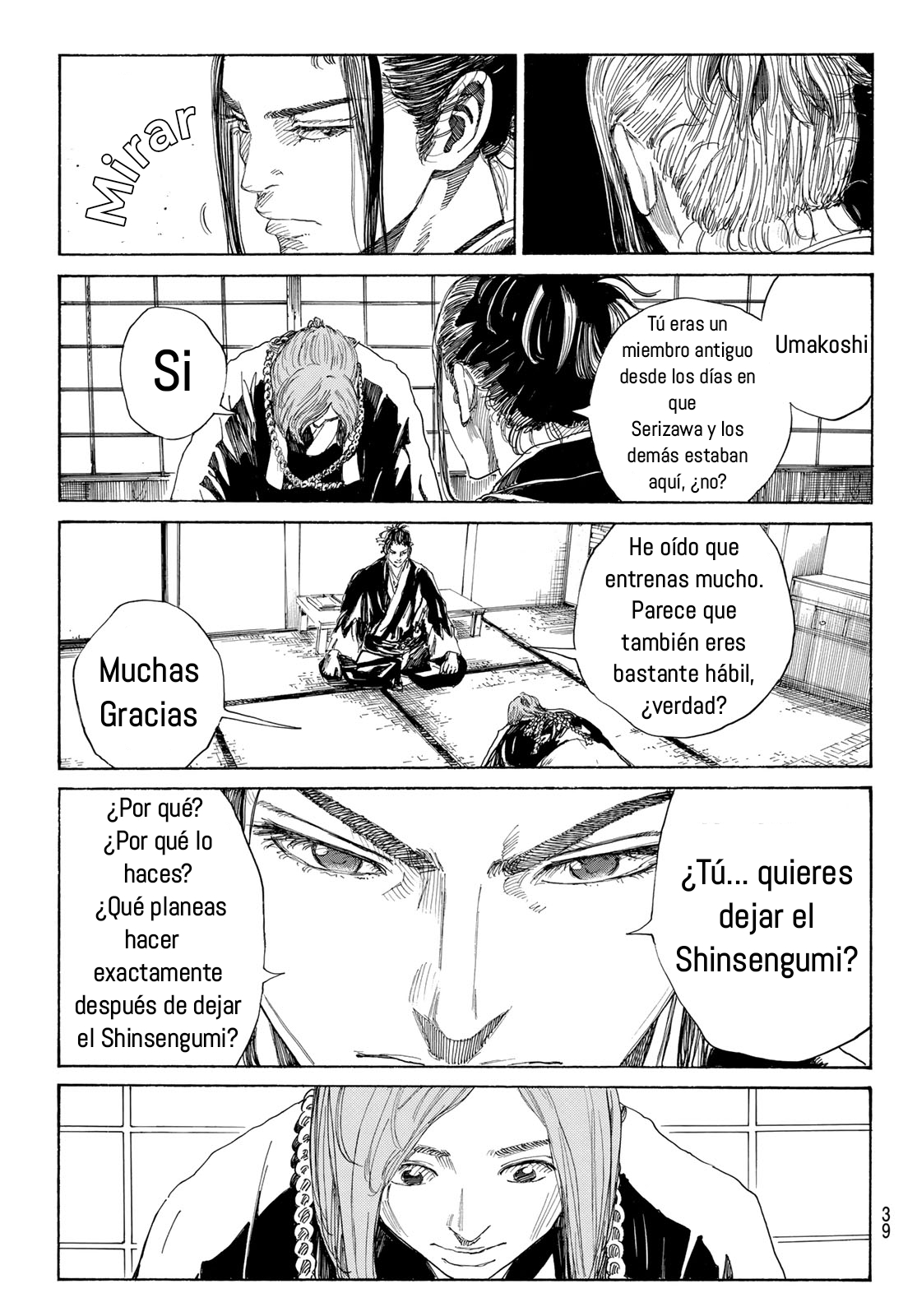 Ao no Miburo —Shinsengumi Hen— Capítulo 2 - Página 5 en español