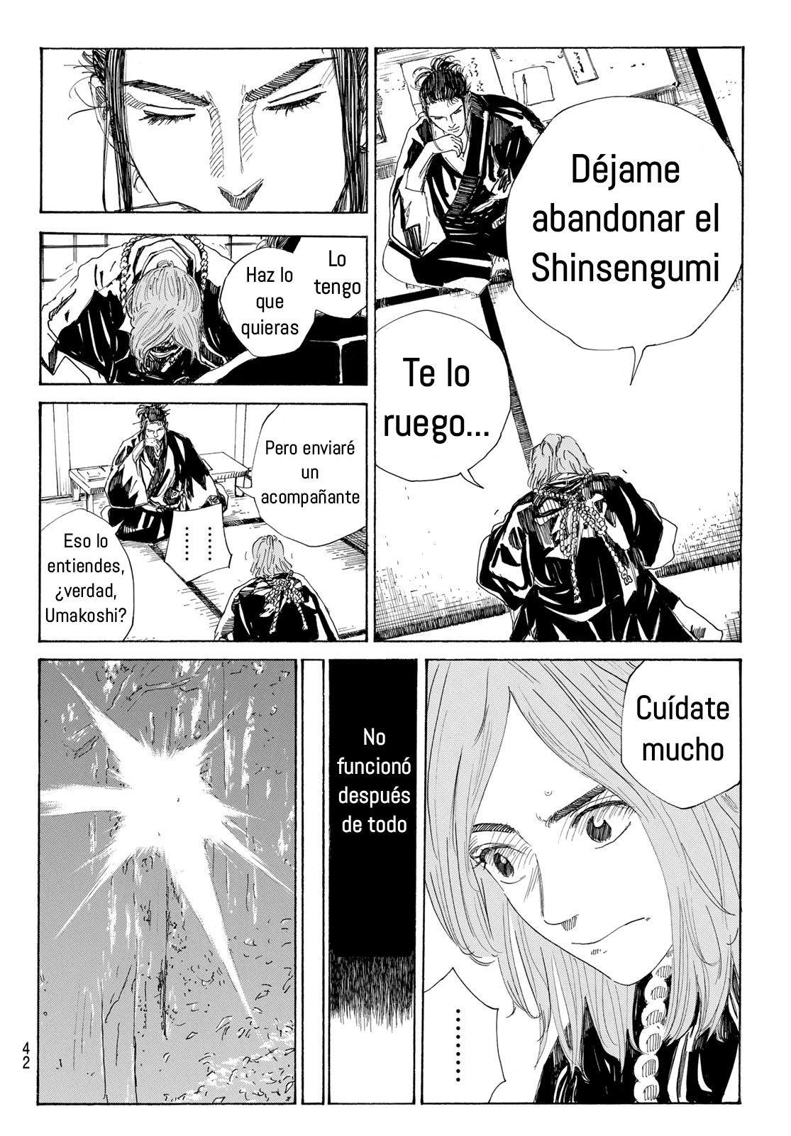 Ao no Miburo —Shinsengumi Hen— Capítulo 2 - Página 8 en español