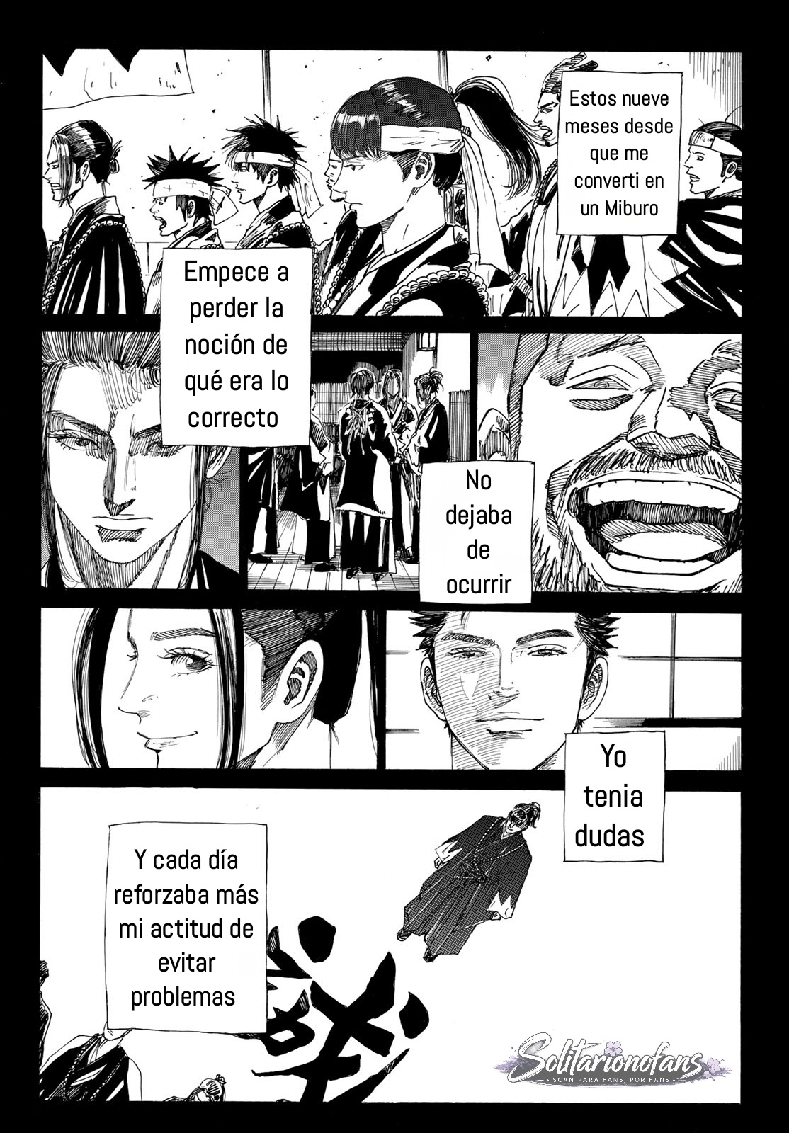 Ao no Miburo —Shinsengumi Hen— Capítulo 21 - Página 10 en español