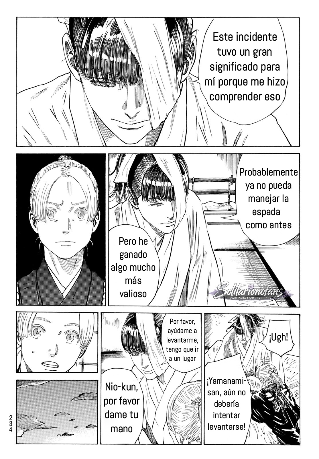 Ao no Miburo —Shinsengumi Hen— Capítulo 21 - Página 12 en español