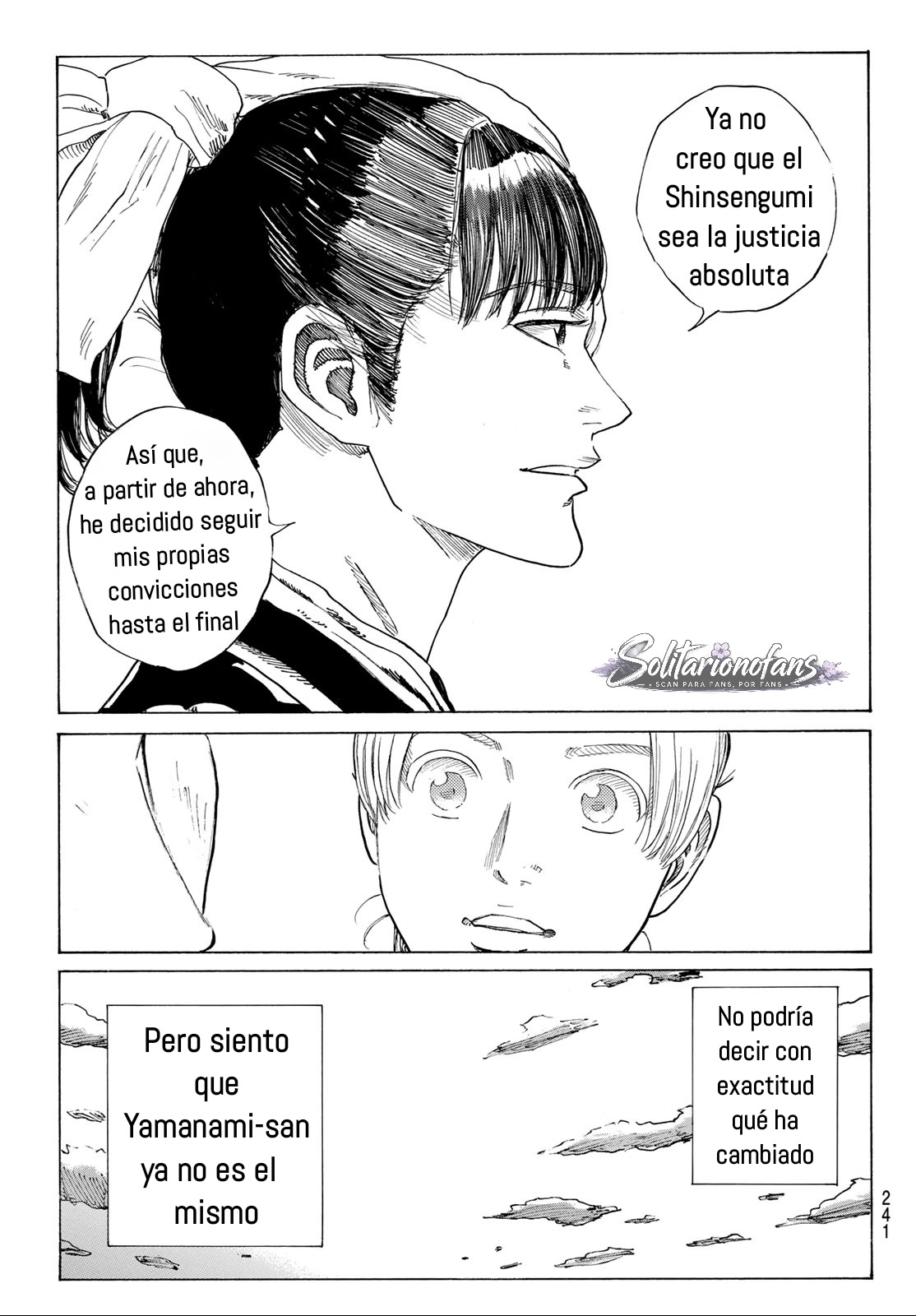 Ao no Miburo —Shinsengumi Hen— Capítulo 21 - Página 19 en español