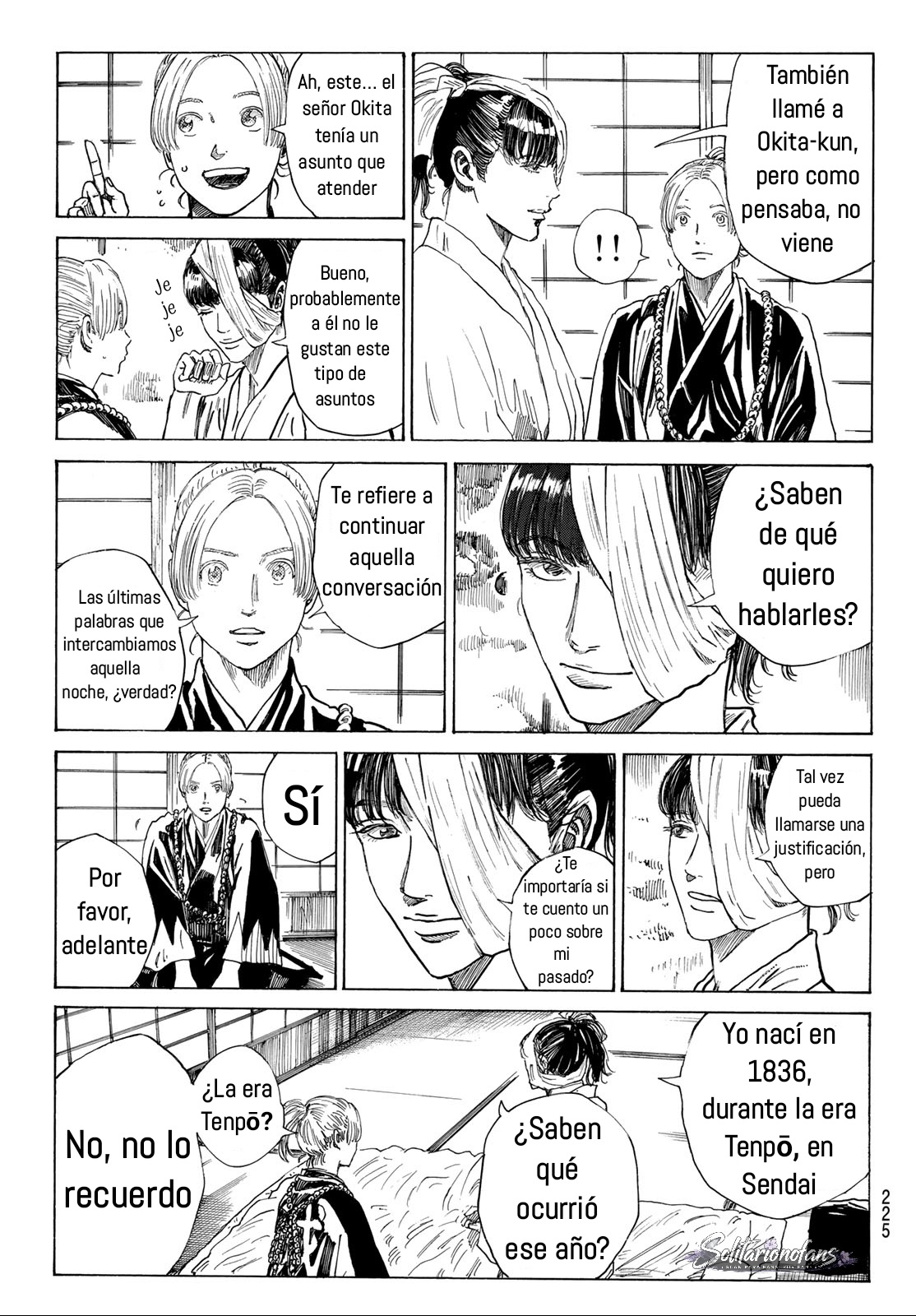 Ao no Miburo —Shinsengumi Hen— Capítulo 21 - Página 3 en español