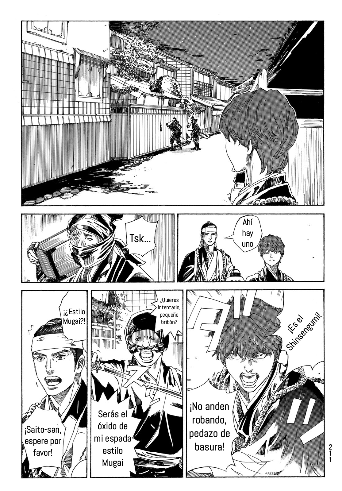 Ao no Miburo —Shinsengumi Hen— Capítulo 3 - Página 3 en español