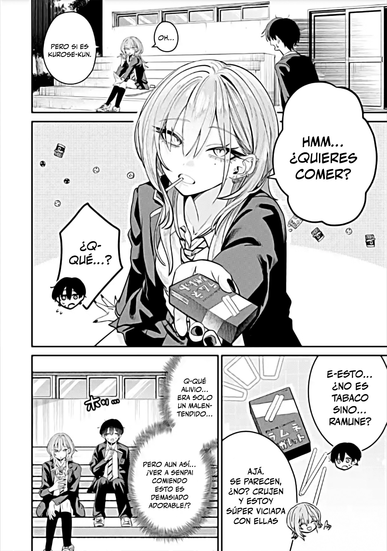Haimiya Senpai Is Scary and Cute Capítulo 8 - Página 4 en español
