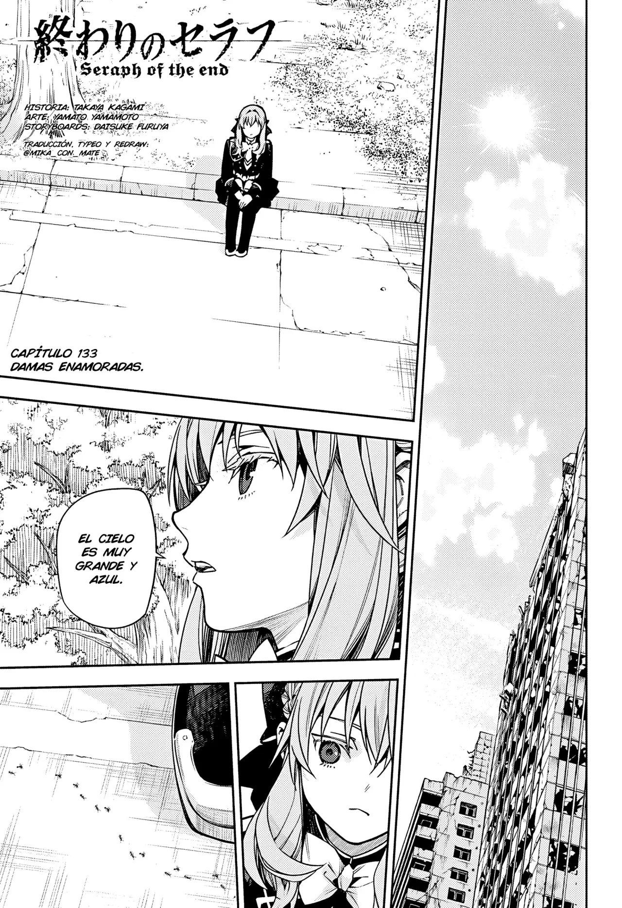 Owari no Seraph Capítulo 133 - Página 3 en español