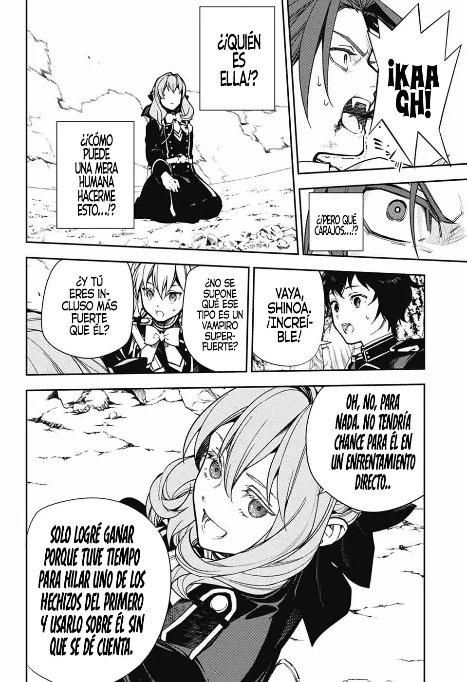 Owari no Seraph Capítulo 143 - Página 4 en español