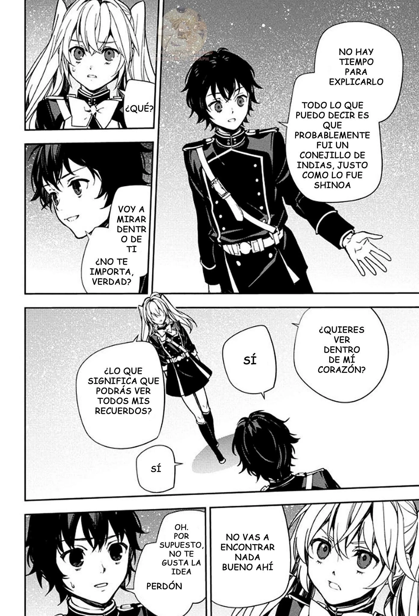 Owari no Seraph Capítulo 157 - Página 3 en español