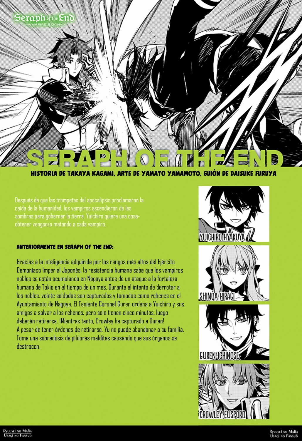 Owari no Seraph Capítulo 34 - Página 3 en español