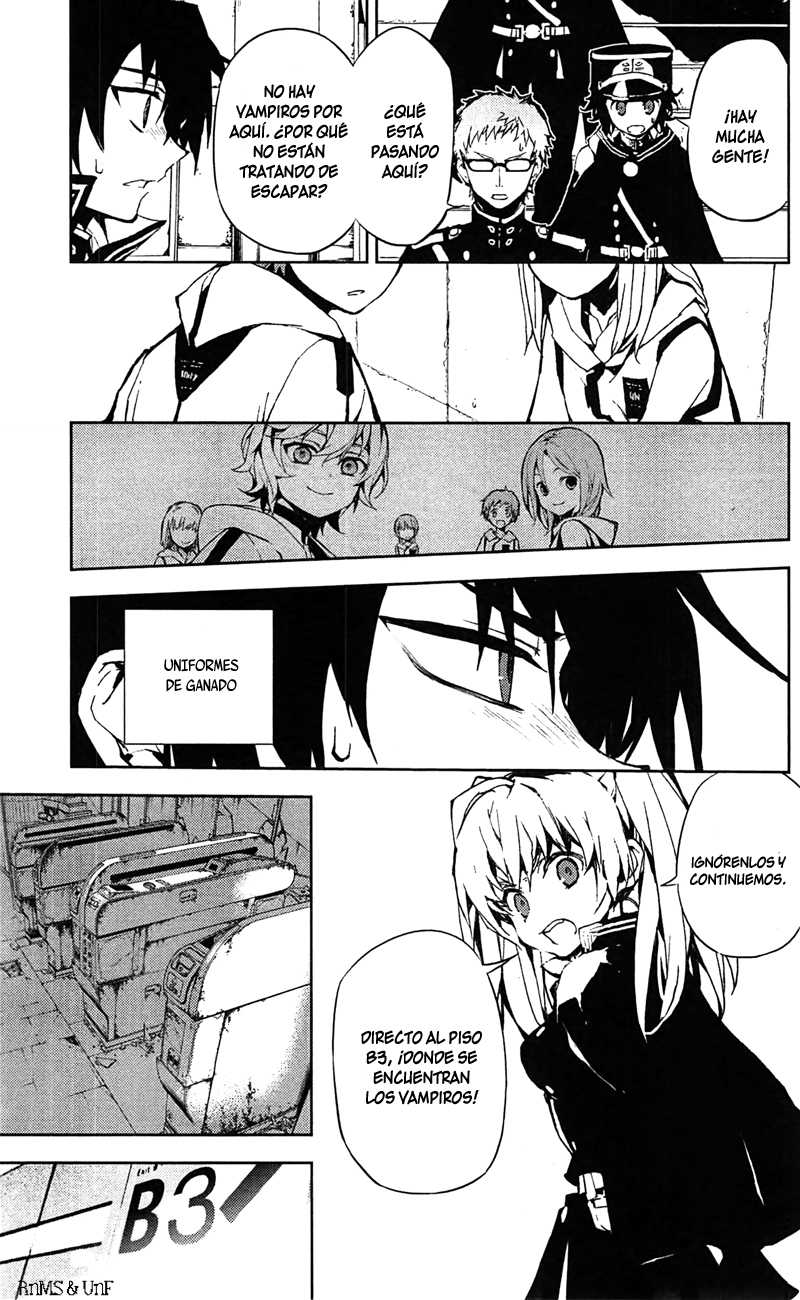 Owari no Seraph Capítulo 9 - Página 22 en español