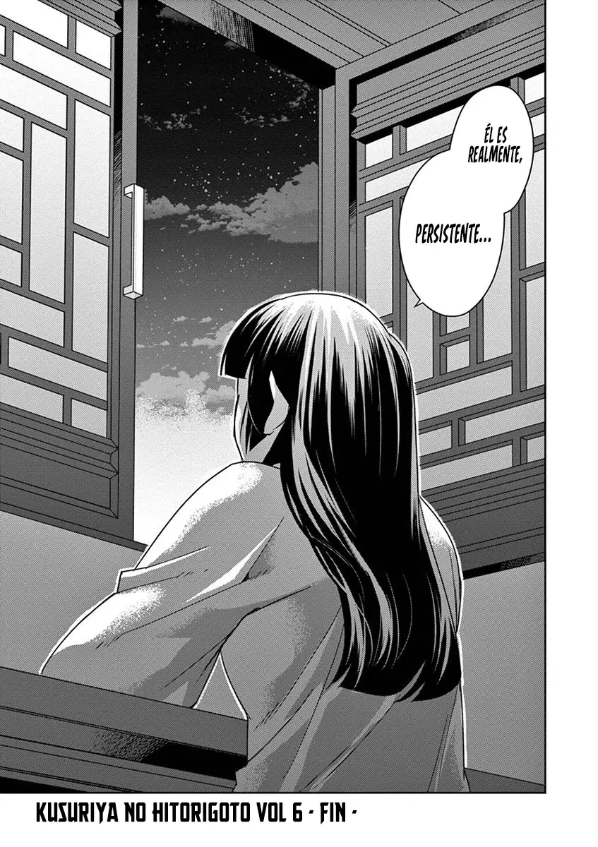 Los Diarios de la Boticaria. – El Diario de los Misterios del Palacio Interior de MaoMao. Capítulo 26 - Página 44 en español