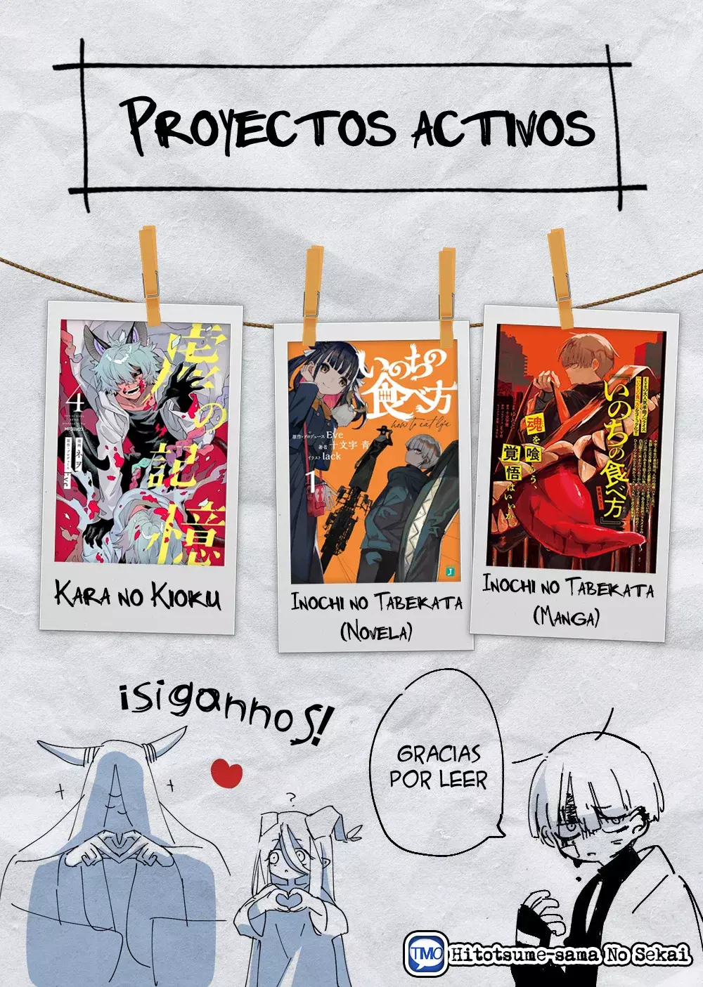 Inochi no Tabekata Capítulo 3 - Página 25 en español