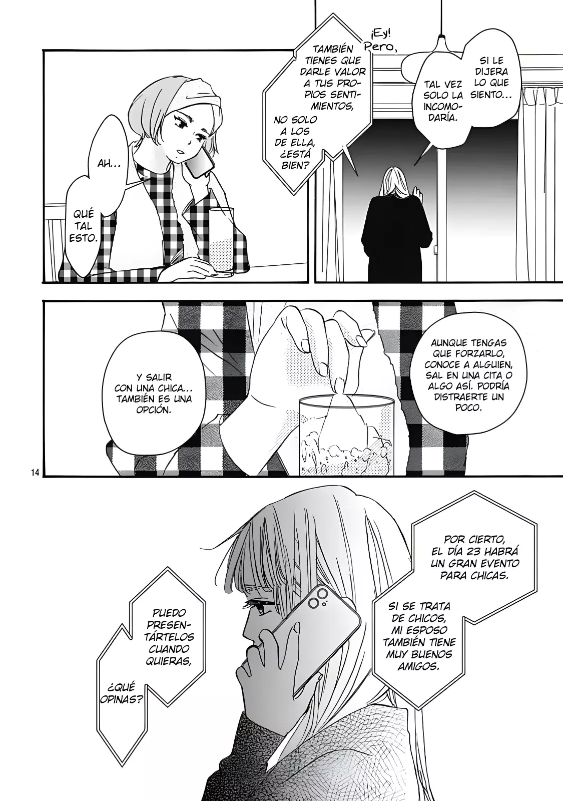 Tsumetakute Yawaraka Capítulo 21 - Página 16 en español
